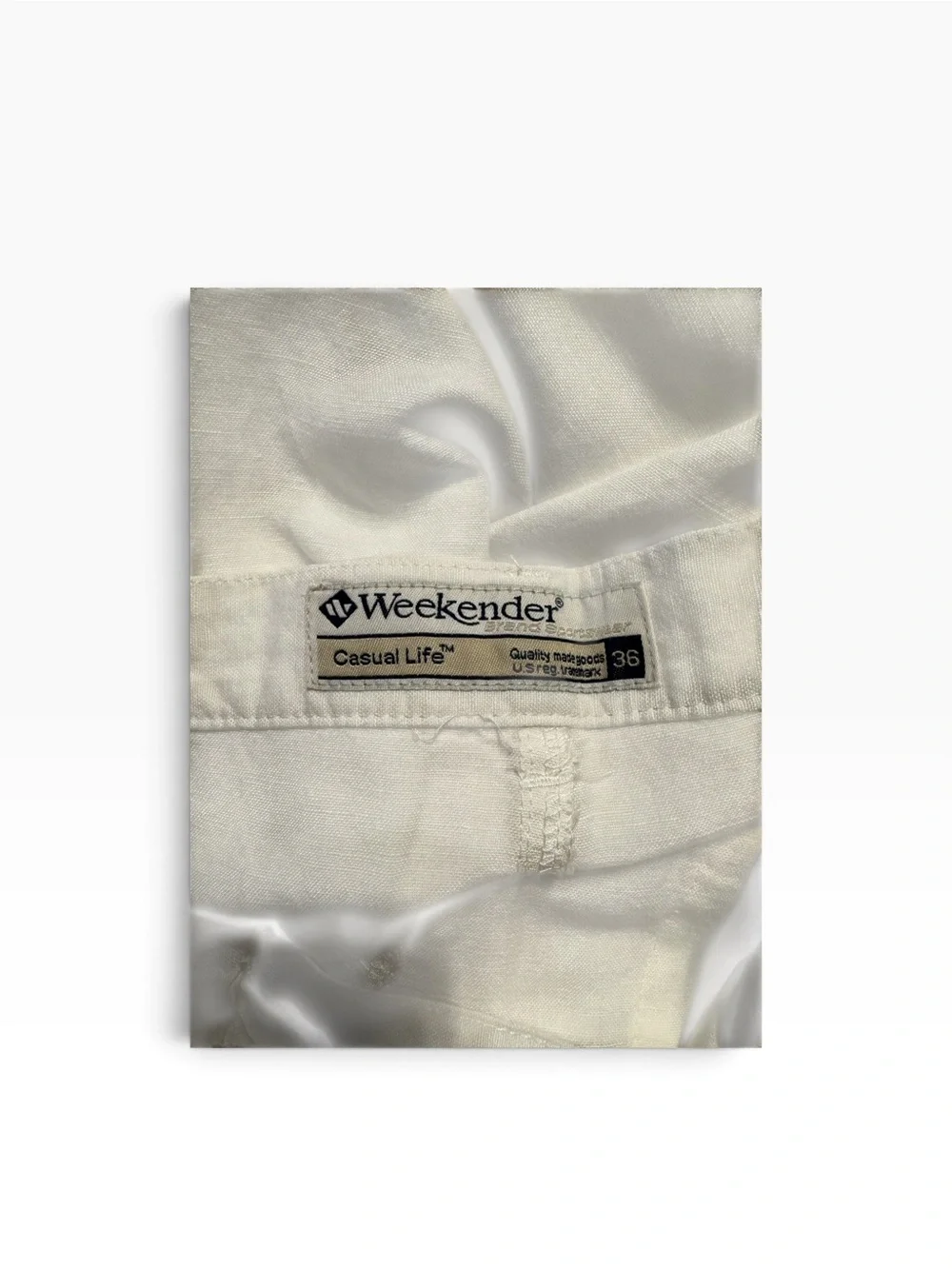 Weekenders WHITE  Cargo Pants with Drawstring Waist